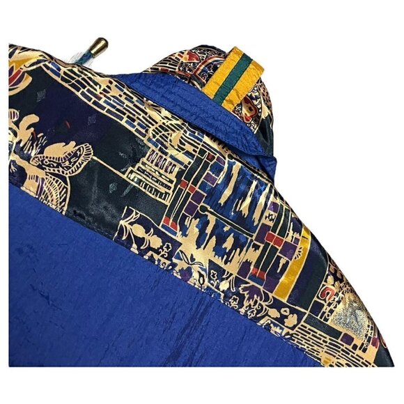 VINTAGE 90s River Edge Retro Light Windbreaker Jacket - Medium - Picture 5 of 6